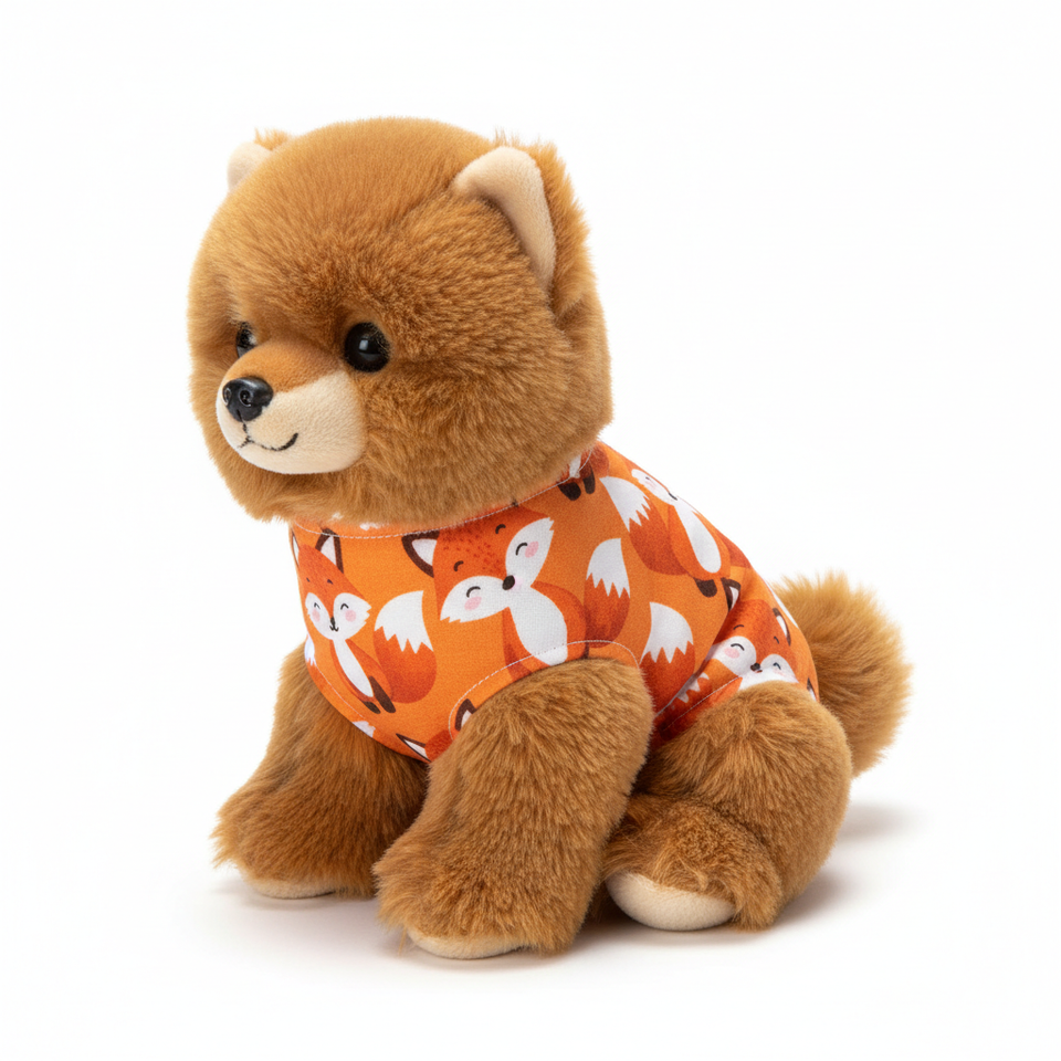 Fox print dog diaper