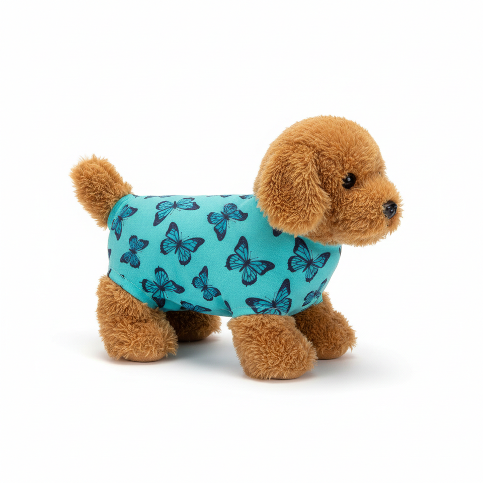 Butterfly print dog diaper