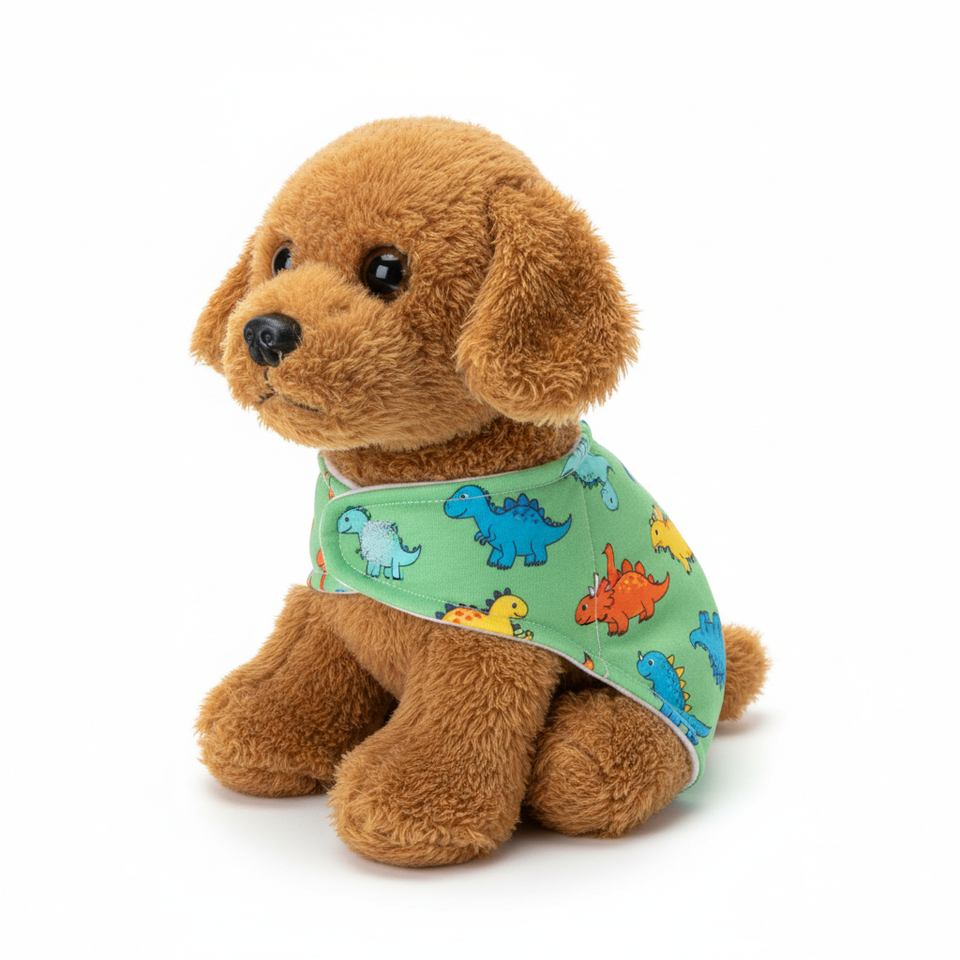 Dinosaur print dog diaper