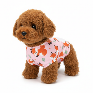 Fox print dog diaper