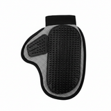 Grey Pet Grooming Glove Front View