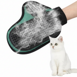 Pet Grooming Glove with Cat