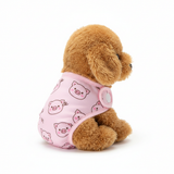 Pig print dog diaper