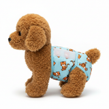 Tiger print dog diaper